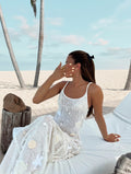 Charlotte Loup | Women's Crochet Beach Cover-Up Maxi Dress