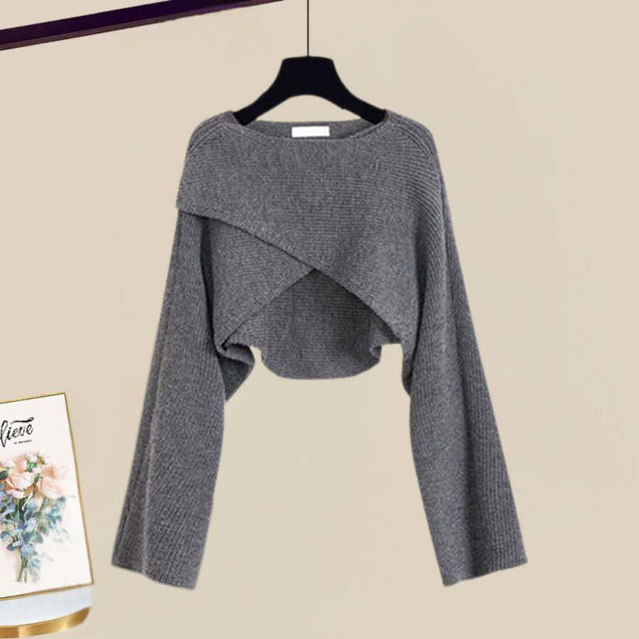 Valérie Beren | Women's Wrap Front Cropped Dress